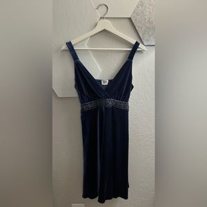 soft velvety mini wrap dress